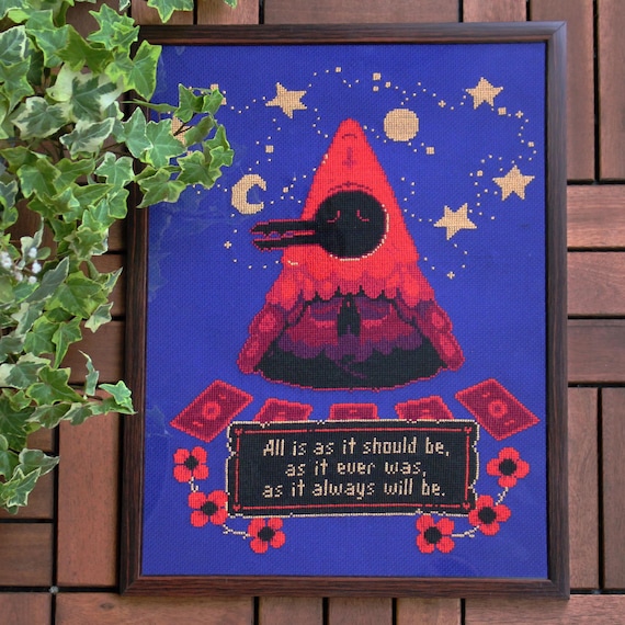 Clauneck - Cult of the Lamb - Modern Cross Stitch Pattern