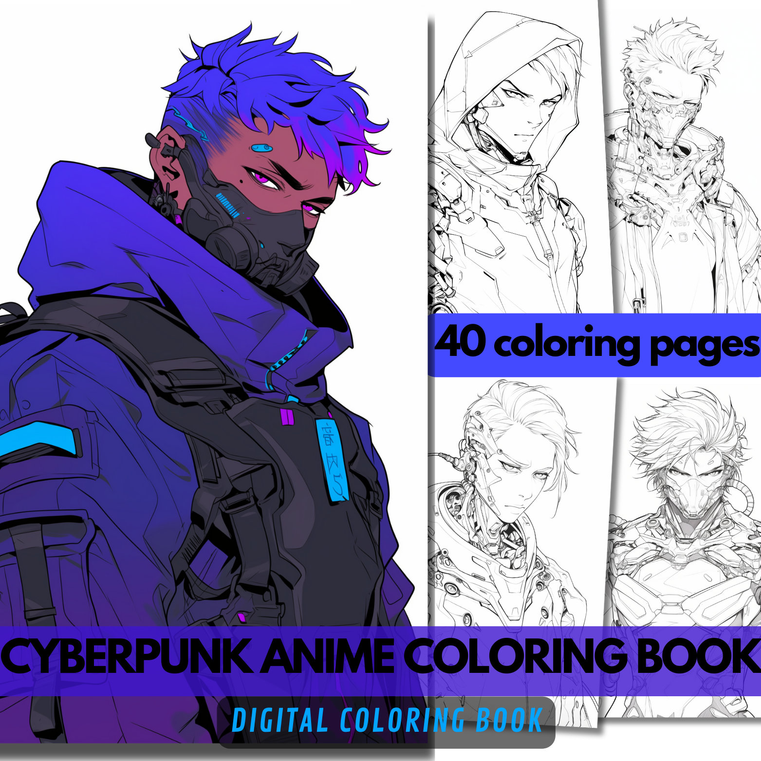 Chica manga cyberpunk México