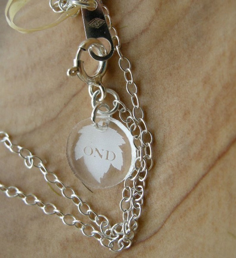 Acrylic Jewelry Tags Custom Laser Cut and Engraved With Your Logo or Initials image 3