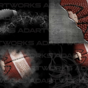 Sports Digital Background | Photography Backdrop | High Resolution Horizontal Photoshop Background | Football Bundle