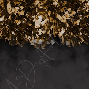 Sports Digital Background | Photography Backdrop | High Resolution Photoshop Background | Cheer Gold Poms