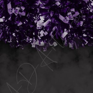 Sports Digital Background | Photography Backdrop | High Resolution Photoshop Background | Cheer Purple Poms
