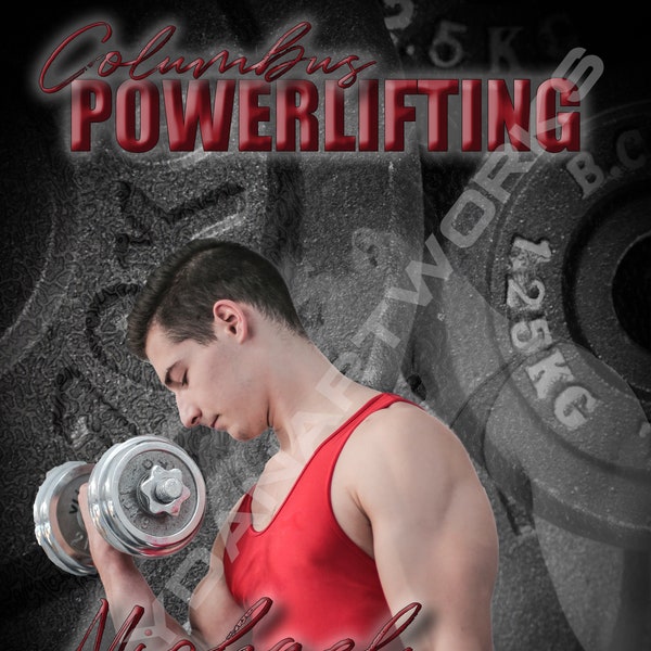 Sports Digital Background | Photography Backdrop | High Resolution Photoshop Background | Powerlifting