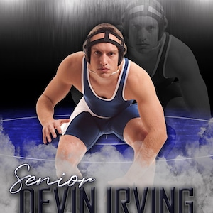 Sports Digital Background | Photography Backdrop | High Resolution Photoshop Background | Wrestling | Smoke Overlay