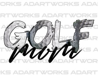 Golf Mom Digital PNG | Golf Sublimation Design | High Resolution Digital Download | Transparent Background
