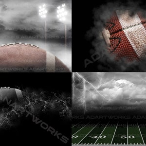 Sports Digital Background | Photography Backdrop | High Resolution Horizontal Photoshop Background | Football Bundle