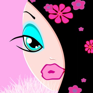 Shogirl Art Print