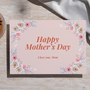 Happy Mother's Day | Mother's Day | Greeting Card | Digital Download