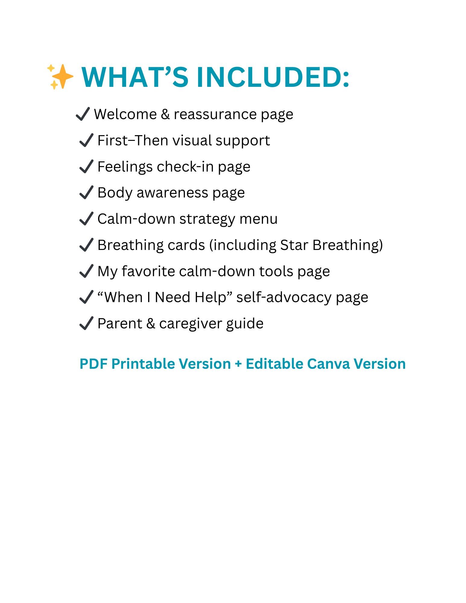 Emotional Regulation Toolkit for Autism Teens | Feelings Coping Skills ...