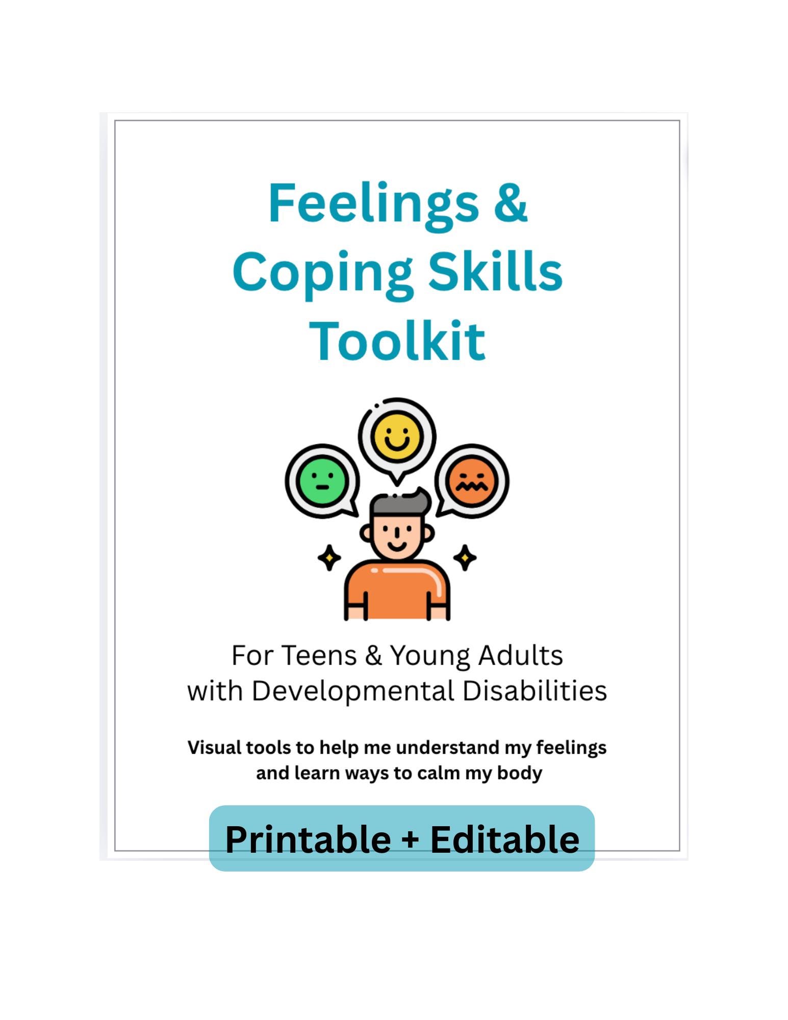 Emotional Regulation Toolkit for Autism Teens | Feelings Coping Skills ...