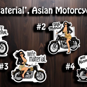 DIVERTENTE "Materiale da moglie" - Moglie motociclista asiatica