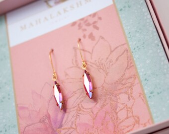 HOT PINK MARQUISE earrings