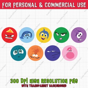 Inside Out It's Okay To Feel All The Feels Png, Emotions Mental Health Cartoon Emotions Friends Therapist Psychologist Png, INSTANT DOWNLOAD