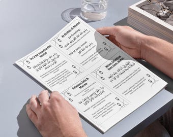 12 Must Have Umrah Duas Cards Digital File To Print Out A4 Affordable