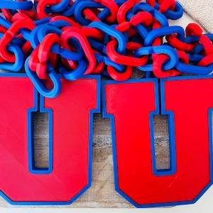 4 Color Hype Chain | 3D Printed | Custom Designed Logo Chain / MVP Chain! | High Quality | Fast Shipping | Great Service | Sports Chain