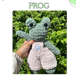 Fergie The Frog Crochet Pattern