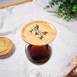 6 Topper In Bambù Per Bicchieri Da Vino – Coperchi Per Antipasti E Dessert – Diametro 10 Cm – Ideali Per Aperitivi, Feste, Ristoranti