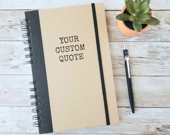 Personalized Gift, Journal, College Graduation, Coworker Gift, Boyfriend Gift, Custom Notebook, Personalized Gift for Women SA11