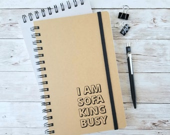 Notebook Journal, Spiral Notebook, Coworker Gift, Funny Family Gift, Cute Notebook, Best Friend Gift