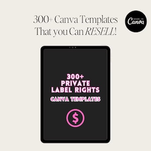 Pacote PLR de planejadores Canva | Mais de 300 produtos PLR, modelos Canva PLR, modelos PLR Canva, planejadores PLR para impressão, direitos de revenda master, Mrr