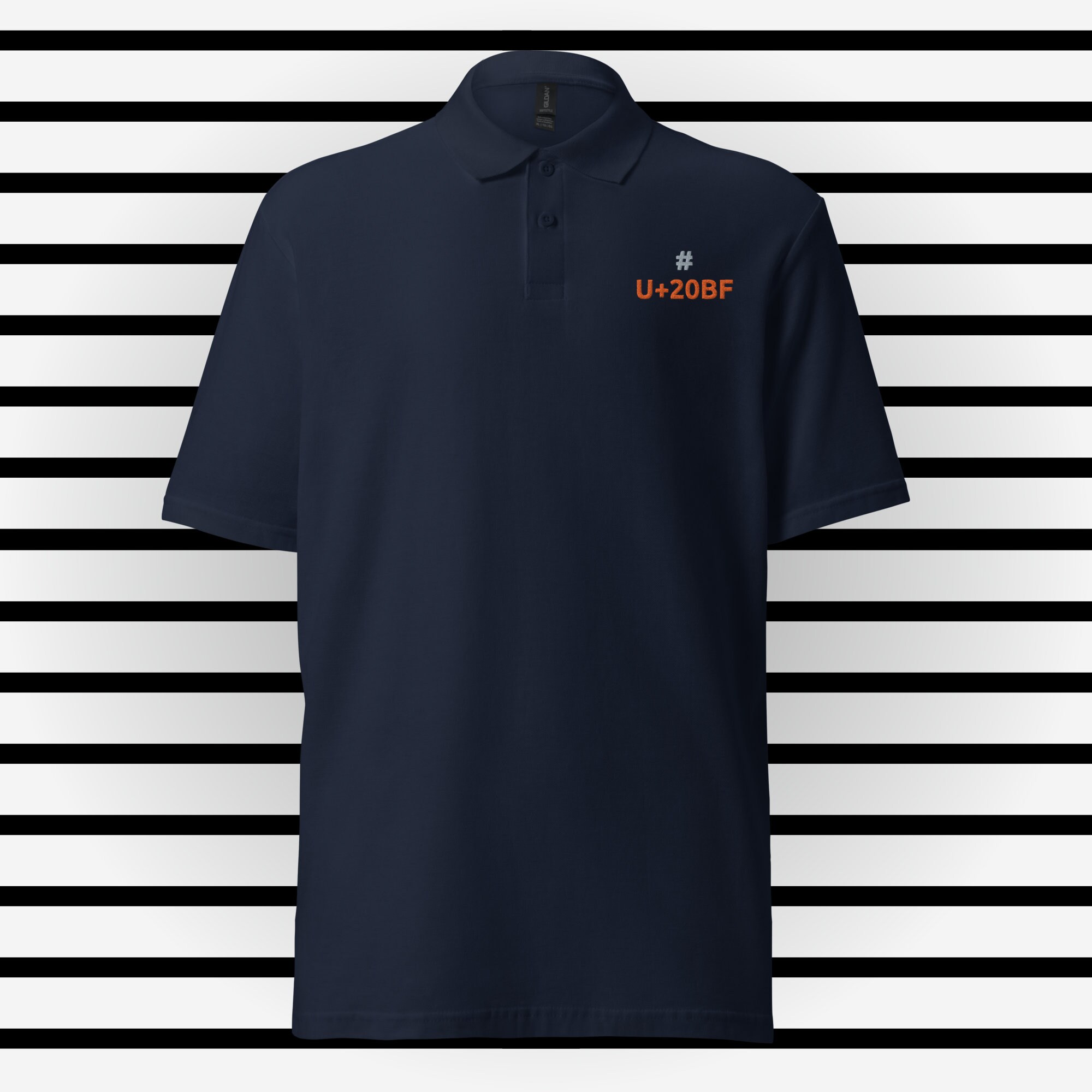 控えめなビットコインポロシャツ – UniCode | 刺繍入りユニセックスピケ - Etsy 日本