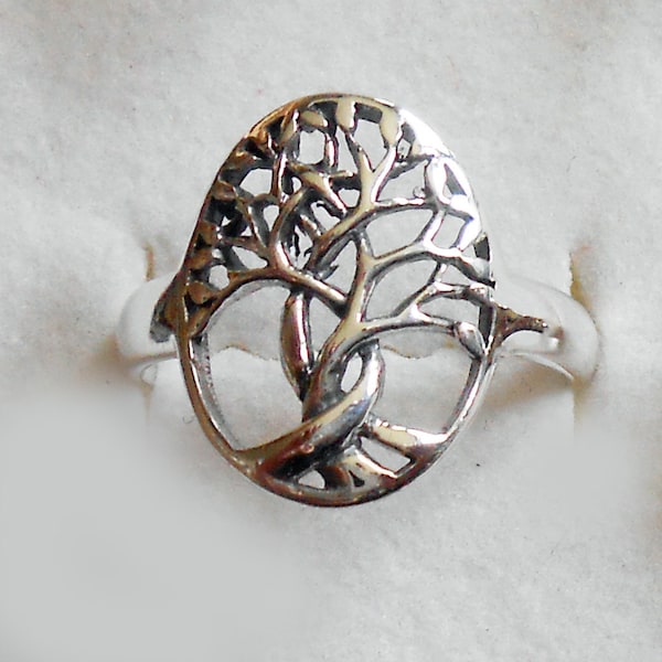 Tree of Life Sterling Silver Ring  New Vintage Wholesale