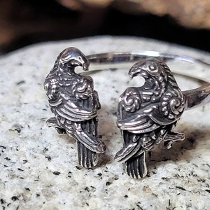 Raven Sterling Silver Ring New Vintage Crow
