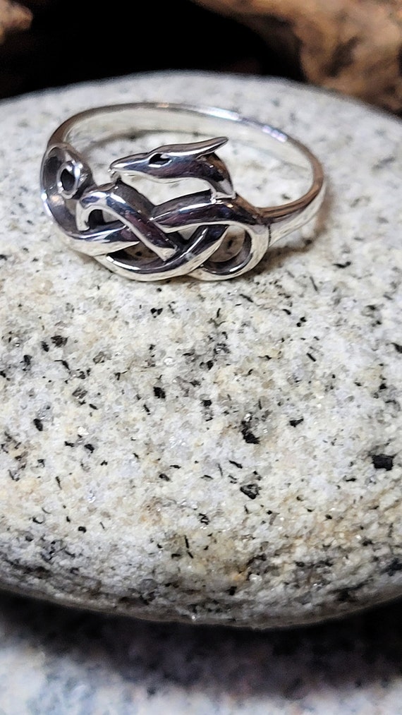 Dragon Sterling Silver Ring New Vintage Wholesale 