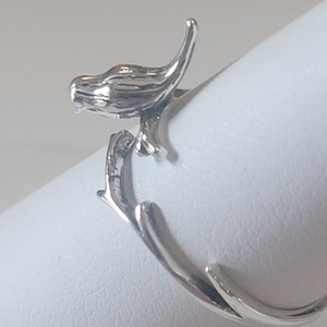 Sterling Silver Bird Ring Swallow Sparrow Robin New Vintage Stock
