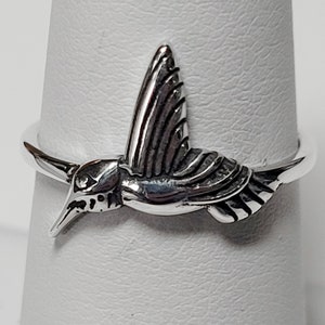 Hummingbird Sterling Silver Ring New Vintage Wholesale