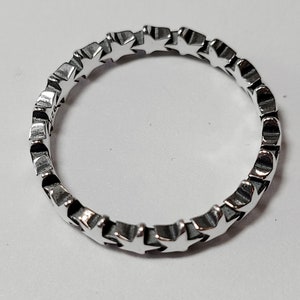 Celestial Moon Sun and Stars Sterling Silver Ring Size New Vintage Wholesale Goddess Wiccan