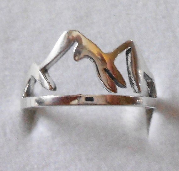 Celestial Moon Phase Sterling Silver Ring Size Ne… - image 10