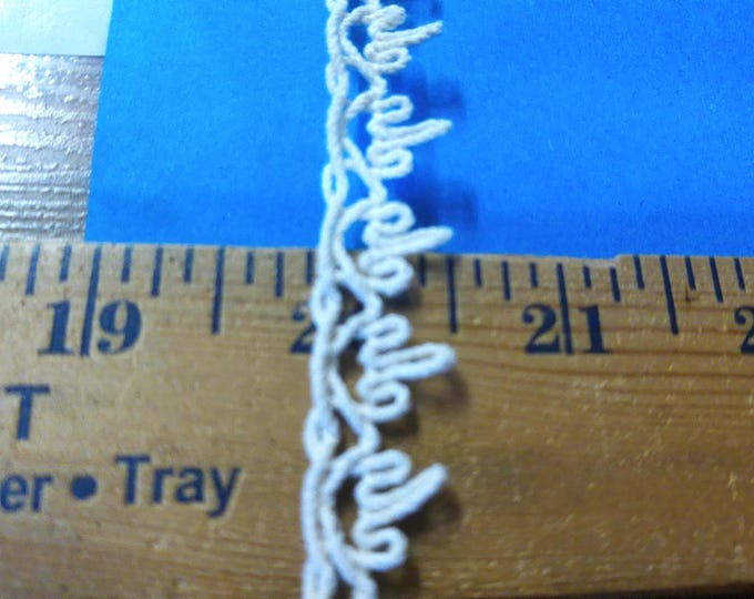 Cotton Loop Trim~Natural~3 Yards~5/8" Wide~Doll Trim!