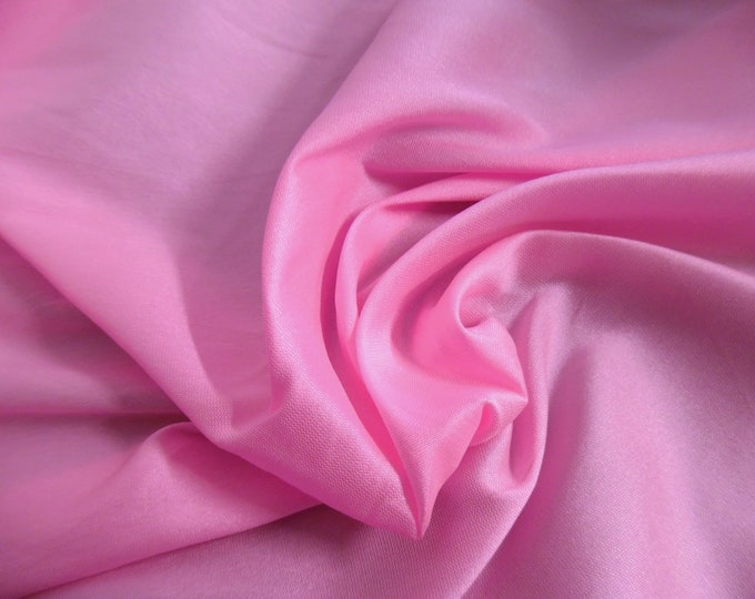 LAST! Silk Blend Taffeta~Rose Pink~12"x27"~Vintage & Modern Dolls