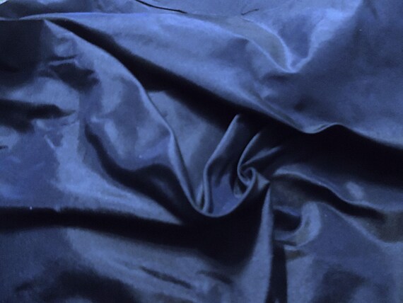 BACK IN STOCK! Navy Blue~ Silk Tissue Taffeta~9"x22"~Great 4 Miniatures~Small dolls~All dolls!