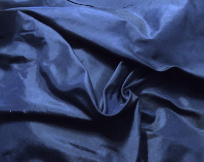 BACK IN STOCK! Navy Blue~ Silk Tissue Taffeta~9"x22"~Great 4 Miniatures~Small dolls~All dolls!