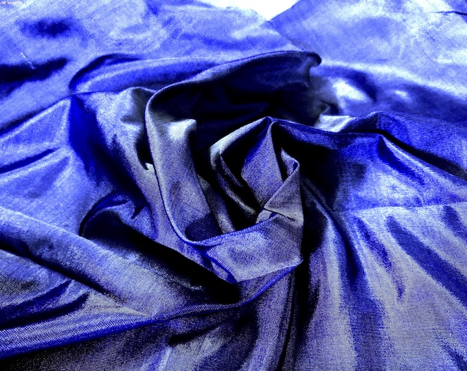 Silk Shot Tissue Taffeta~Royal Purple/Sapphire Blue~9"x22"~Great 4 Miniatures~Small dolls~All dolls!