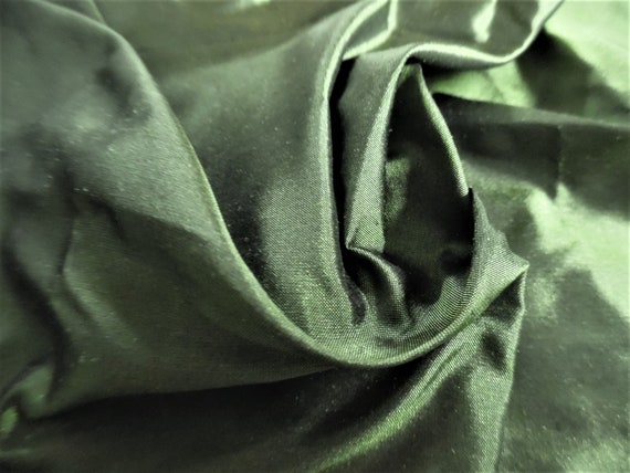 Emerald Green Silk Tissue Taffeta~9"x22"~Great 4 Miniatures~Small dolls~All dolls!
