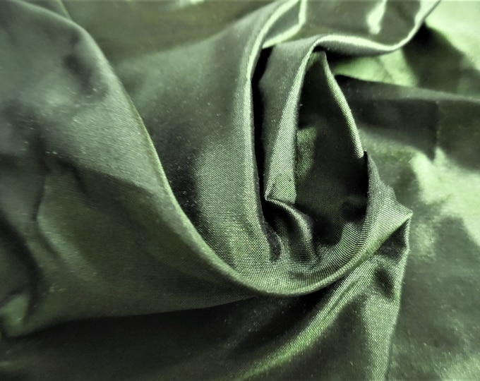 Emerald Green Silk Tissue Taffeta~9"x22"~Great 4 Miniatures~Small dolls~All dolls!