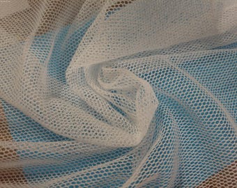 100% Cotton Netting~White~Sheer~Soft Hand~13"x23"