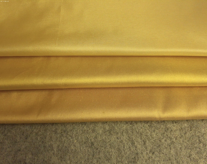 STASH BUILDER~Silk Taffeta in Three Shades Gold~Assortment B~1/3 YD Total