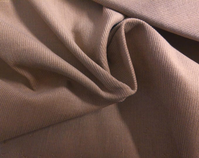 100% Cotton Featherwale Cord~Coyote Brown~12"x28"~Light Weight Doll Fabric~Miniatures