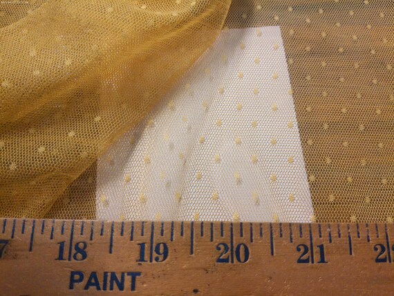Soft De Lis Netting~Nylon~Sheer~ Green Tea Brown~12"x62"~Doll Fabric~Great For Overlays