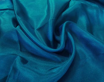 Silk Tissue Satin~Teal Blue~10"x22"~Great 4 Miniatures~Small dolls~All dolls!