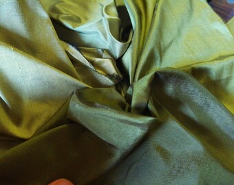 STASH BUILDER~Silk in Four Shades Olive Green~1/2 YD Total