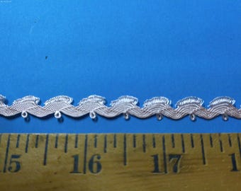 Vintage Passementerie Braid~Light Pink~3/8"Wide~By The Yard~100% Rayon