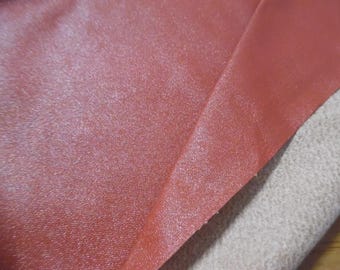 Faux Leather (Pleather)~MAHOGANY~12"x19"~Thin/Soft/Stretchy~Doll Purses, Belts, and Shoes