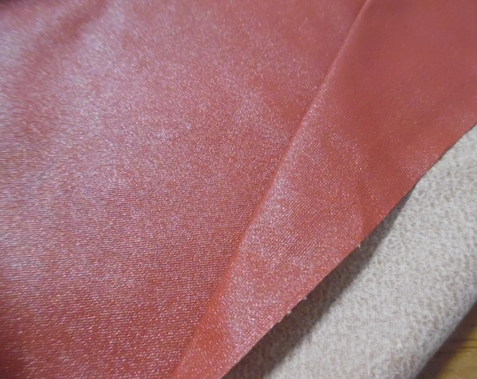 Faux Leather (Pleather)~MAHOGANY~12"x19"~Thin/Soft/Stretchy~Doll Purses, Belts, and Shoes