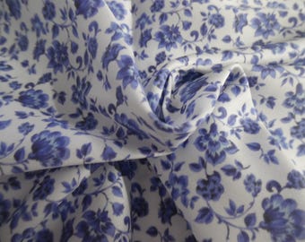 Cotton Sateen~Fluer de Provence~Custom Printed~12"x27"~Doll Fabric