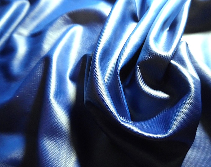 Faux Leather (Pleather)~Cobalt Blue~13"x19"~Thin/Soft/Stretchy~Doll Purses, Belts, and Shoes
